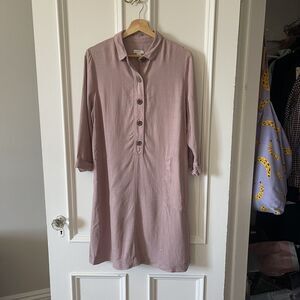 Madewell Mauve / Dusty Rose Dress - Small